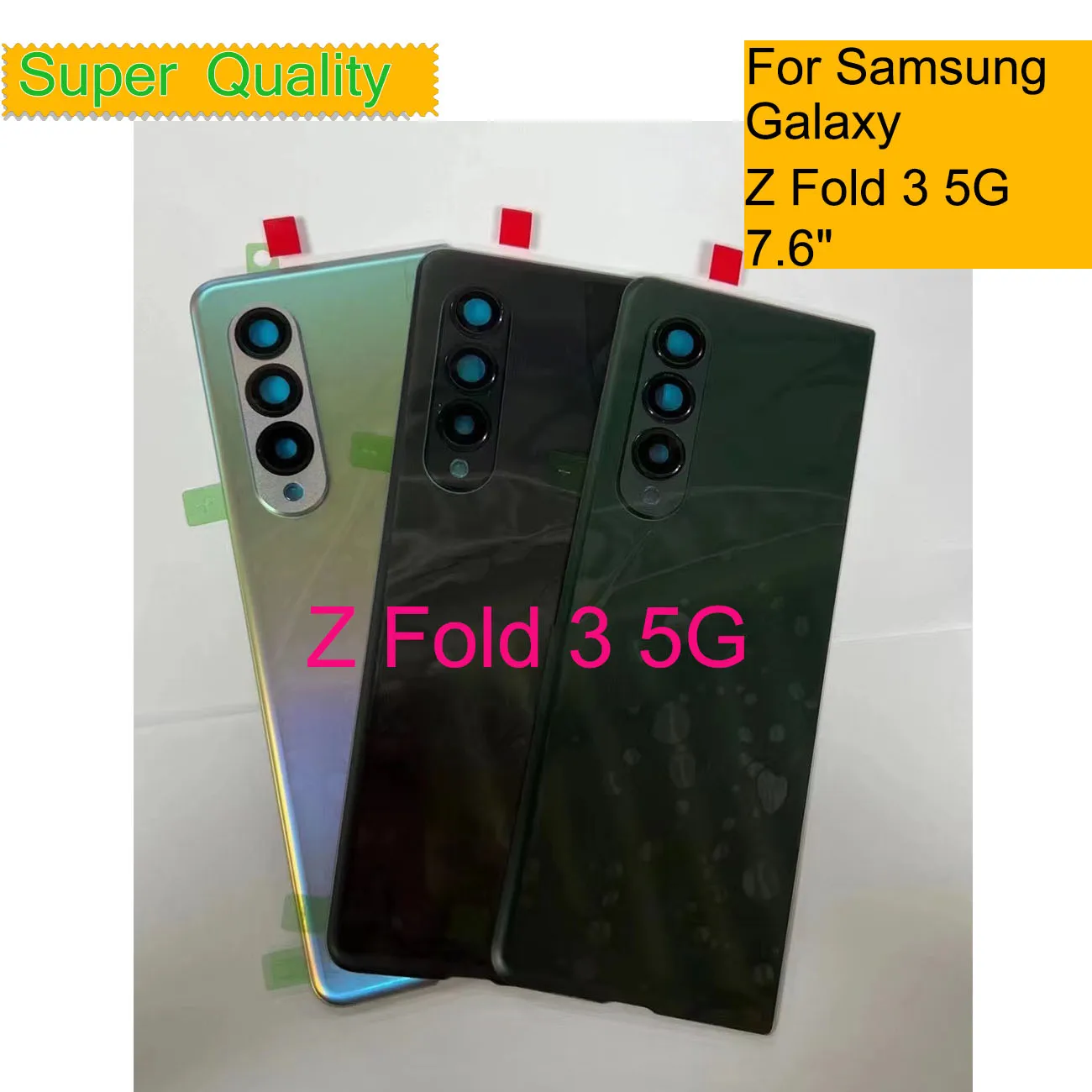 Replacement For Samsung Galaxy Z Fold 3 F926 Housing Back Cover Rear Case Battery Door Chassis Shell