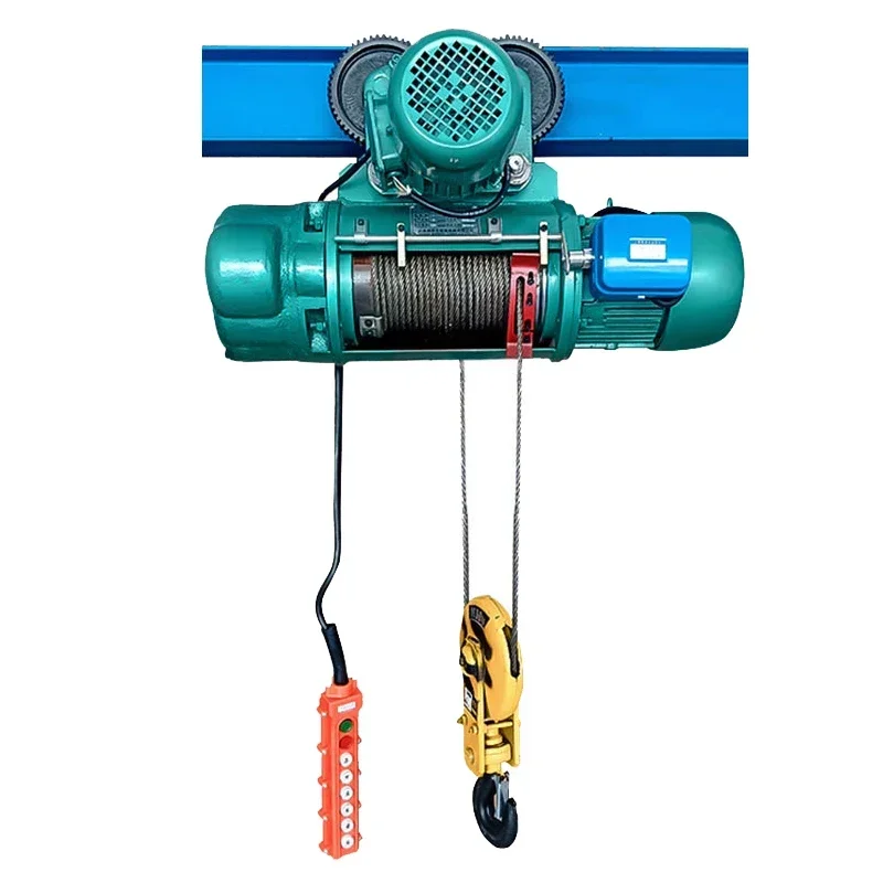 2026-2026-Hot Sales5T Handling Electric Wire Rope Hoist With Wireless Remote Control Double Speed Wire Rope Electric Hoist Price