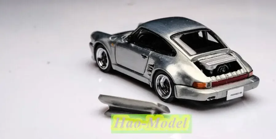 Modèle de voiture en alliage métallique moulé sous pression pour garçons, Porsche 911 930 Turbo, ornements de collection d'affichage de passe-temps, cadeaux d'anniversaire, 1:64 BSC