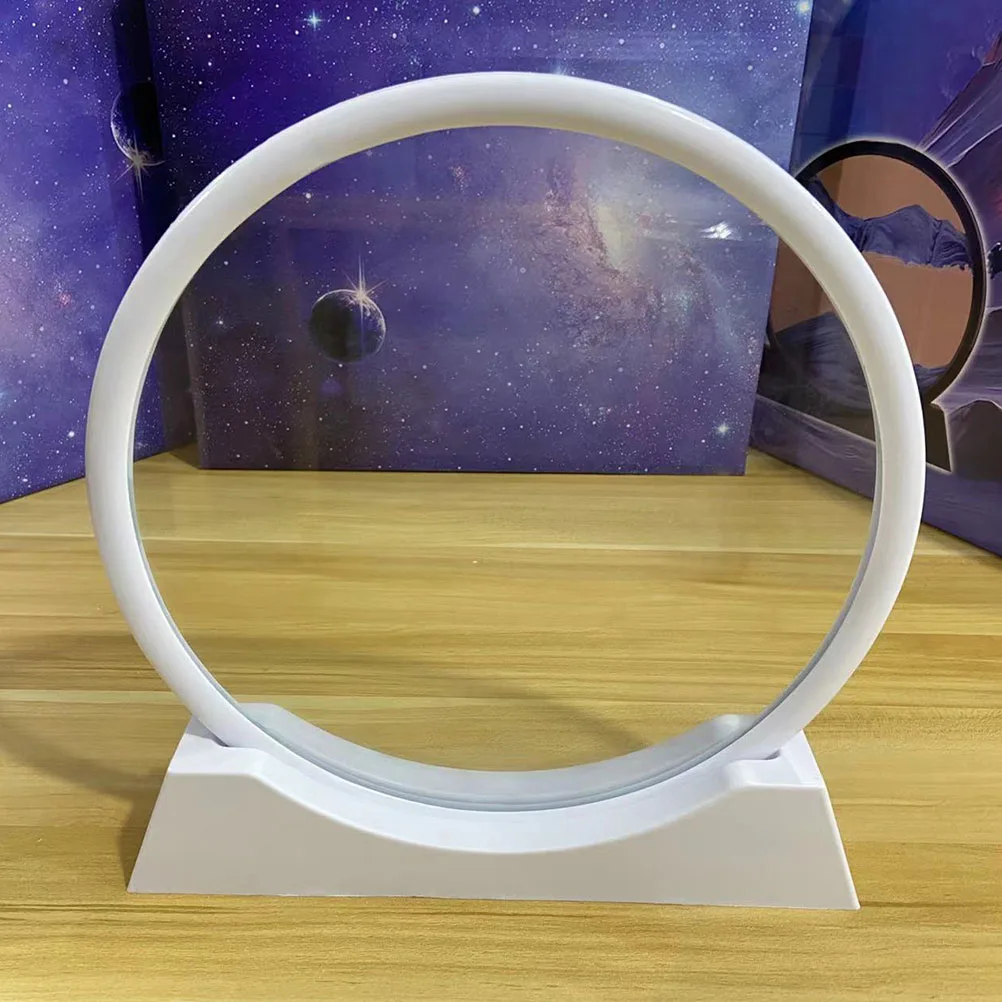 Movendo DIY Moldura Acessórios Pintura Areia Decoração Plástico Branco Escritório