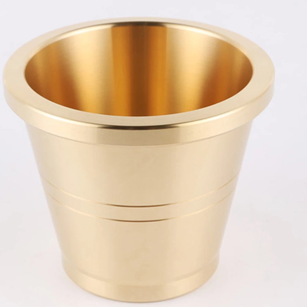 

1 set Copper Mortar Pestle Set For Grinding Spices Herbs Pills Lightweight Crusher Stable Base Home Use Gift