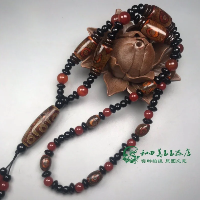 Old Natural Tibetan Pendant Necklace Pendant Sweater Refining