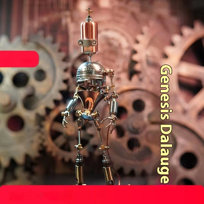 

Mechanical Party Da Vinci Metal Assembly Model National Mecha Trendy Toy Da Vinci Puzzle Gift 3D Stereo Ornaments
