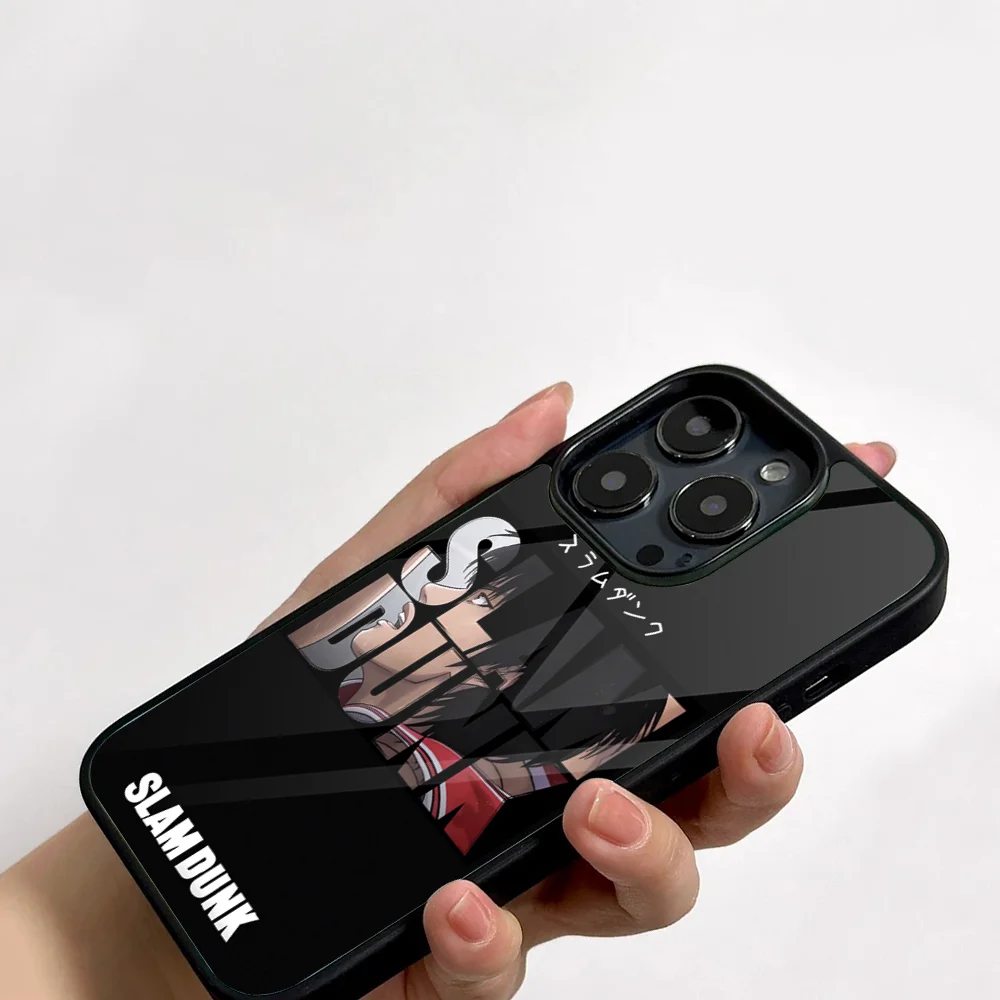 THE FIRST SLAM DUNK Phone Case For IPhone 11 12 13 14 15 16 Plus Pro Max Mirror Acrylic PC TPU Cover