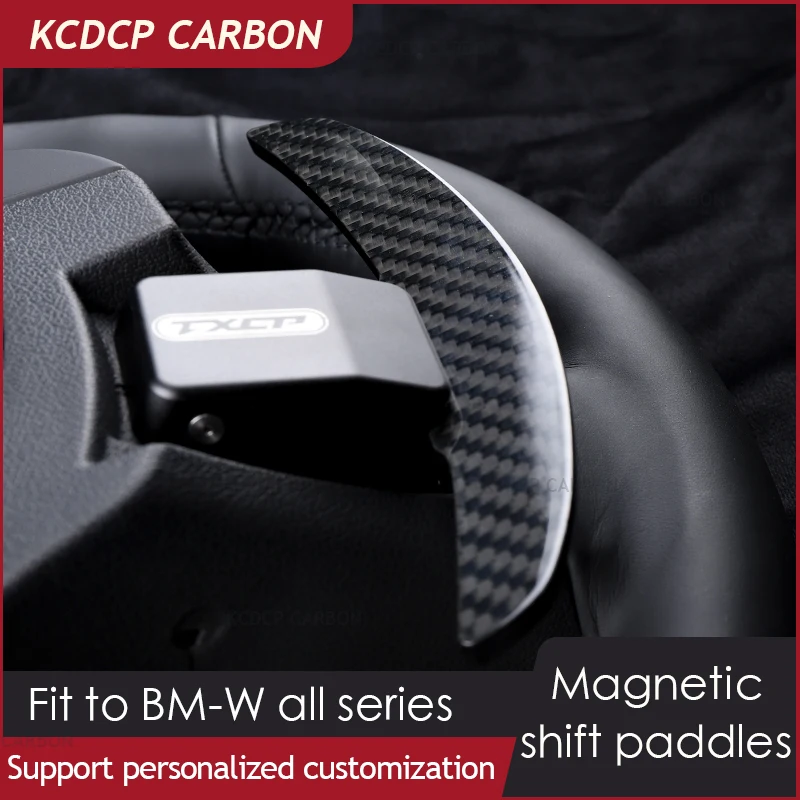 Carbon Magnetic Shift Paddle For BMW G42 G20 G21 G28 G80 G22 G23 G26 G30 G38 G31 G60 G61 G68 G32 G11 G12 G14 Car Steering Wheel