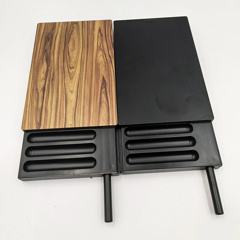Estuche de Plástico para Tabaco con 7 Compartimentos, Tapa Deslizante de Aluminio, Tamaño de Bolsillo, Almacenamiento Portátil, Accesorio para Tabaco con 7 Ranuras