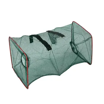 1pc Cage de poisson en filet pliable pour crabe, crevettes et écrevisses-Parfait pour les amateurs de plein air