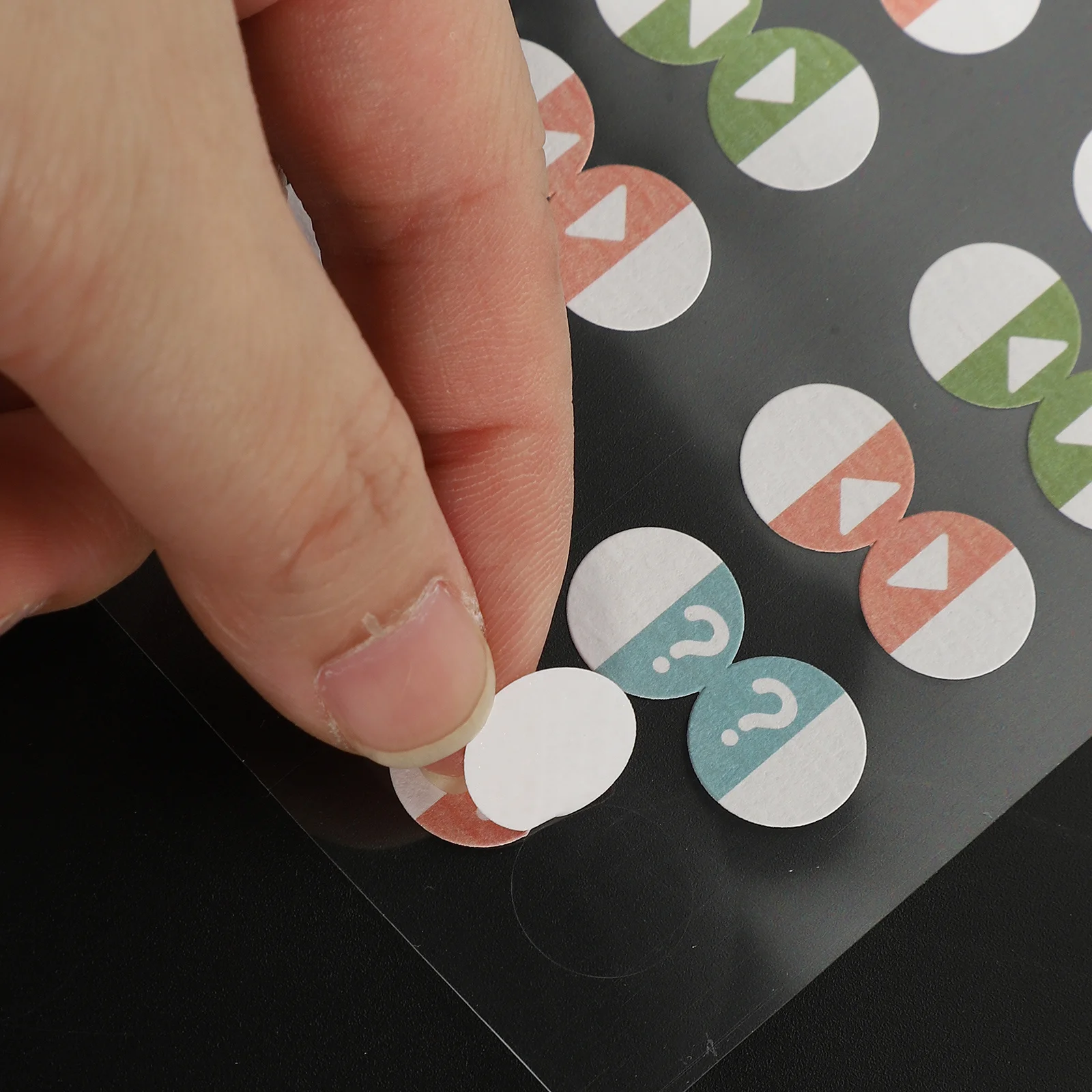 

6 Sheets Colorful Index Tabs Sticky Pages Portable Book Tabs for Office School Document Classification Annotation Supplies