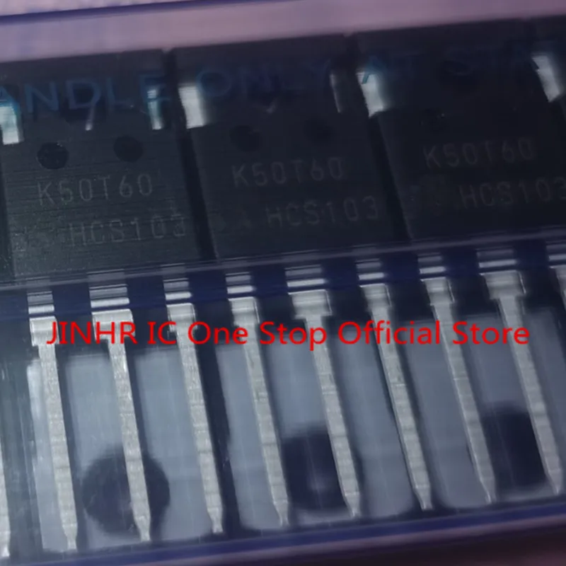 New 2PCS K50T60 IKW50N60T TO247-3
