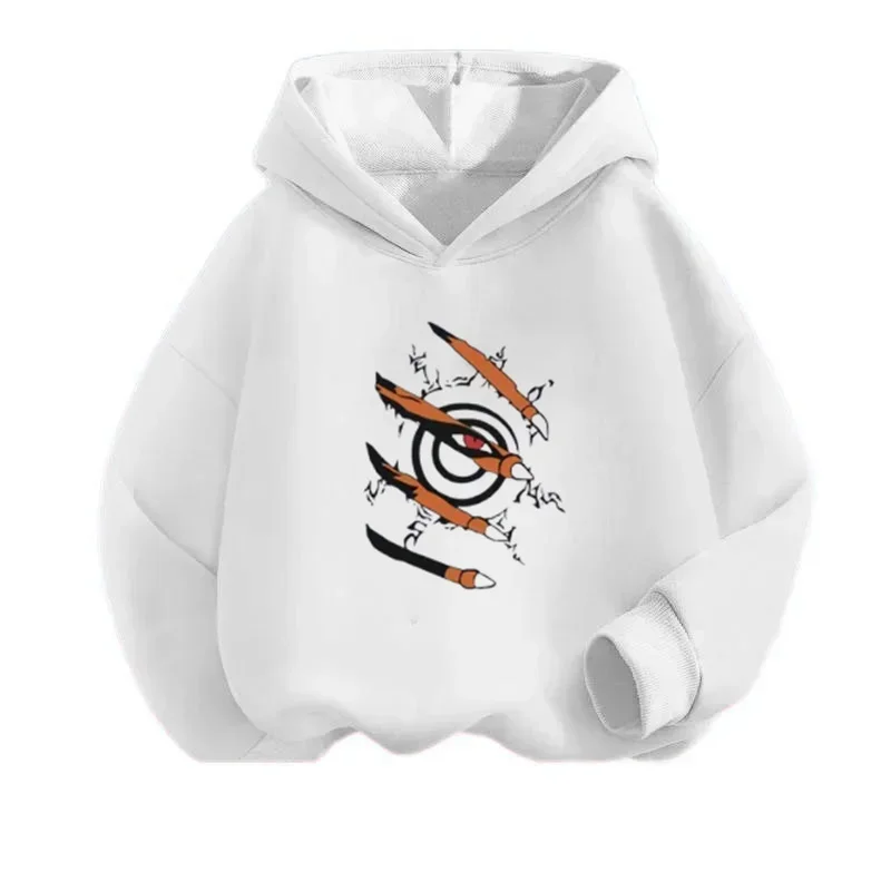 

Tops 2 to 12 Year Baby Clothes Boy Outerwear Naruto Hoodie Sweatshirt for Children Girl 2024 Spring Clothing Mother Kids