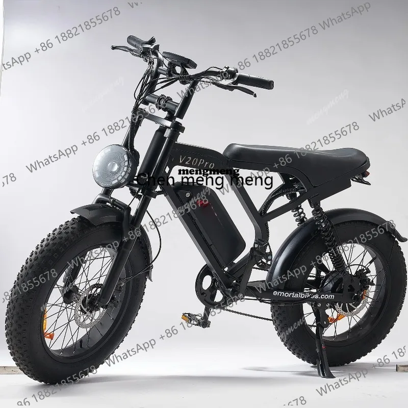 

20-дюймовый быстрый электровелосипед со склада в США, 1000 Вт, электрический, с полной подвеской