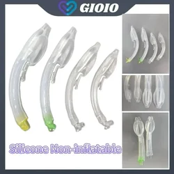 100% Silicone Disposable Baska Non-Inflatable Sputum Suction Laryngeal Mask Airway LMA for Respiratory Anesthesia