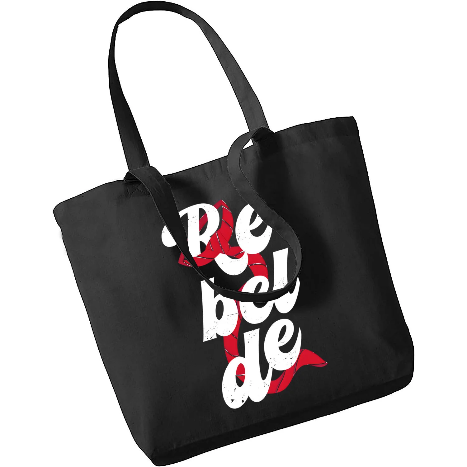 Rebelde RBD grande borsa di tela Harajuku donna Casual ToteBag modello stampato borsa di tela