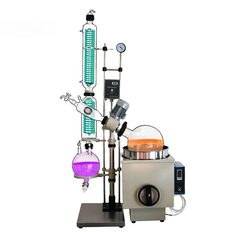 10L alcohol extractor laboratory distillation vacuum rotary evaporator