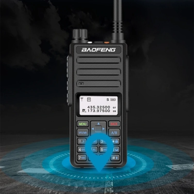 Original Baofeng DR-1801 Digital Walkie-talkie Long Distance Call Construction Site Hotel Dual-section Handheld Outdoor Intercom
