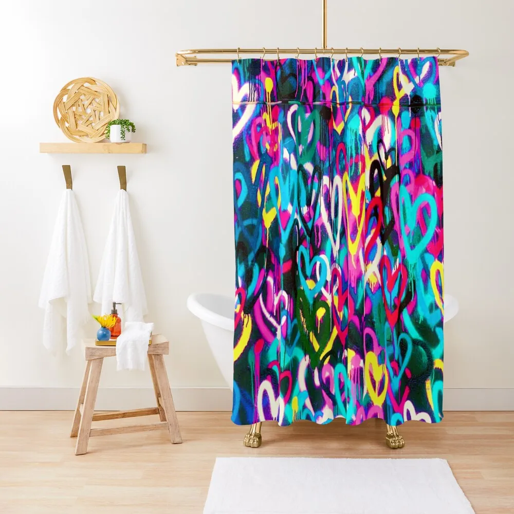 

HEARTS STREET Shower Curtain Bathroom Shower Set Shower Sets For Bathroom Funny For Bathroom Curtain