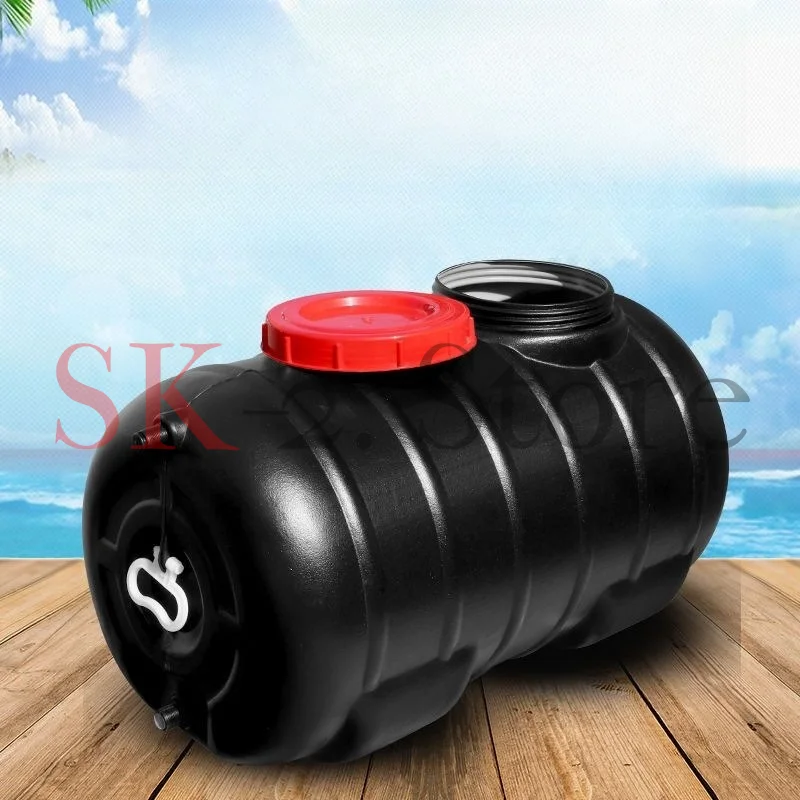 for Thickened Solar Drying Bucket Water Tank Black Outdoor Roof Household Bathing Summer Large Construction Site Sharing