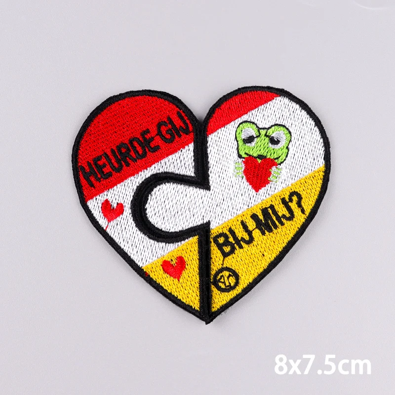 Oetel Island Embroidery Patches For Clothes Netherland Carnival Iron On Patches For Clothing OETELDONK Fuisible Patch Sewing DIY