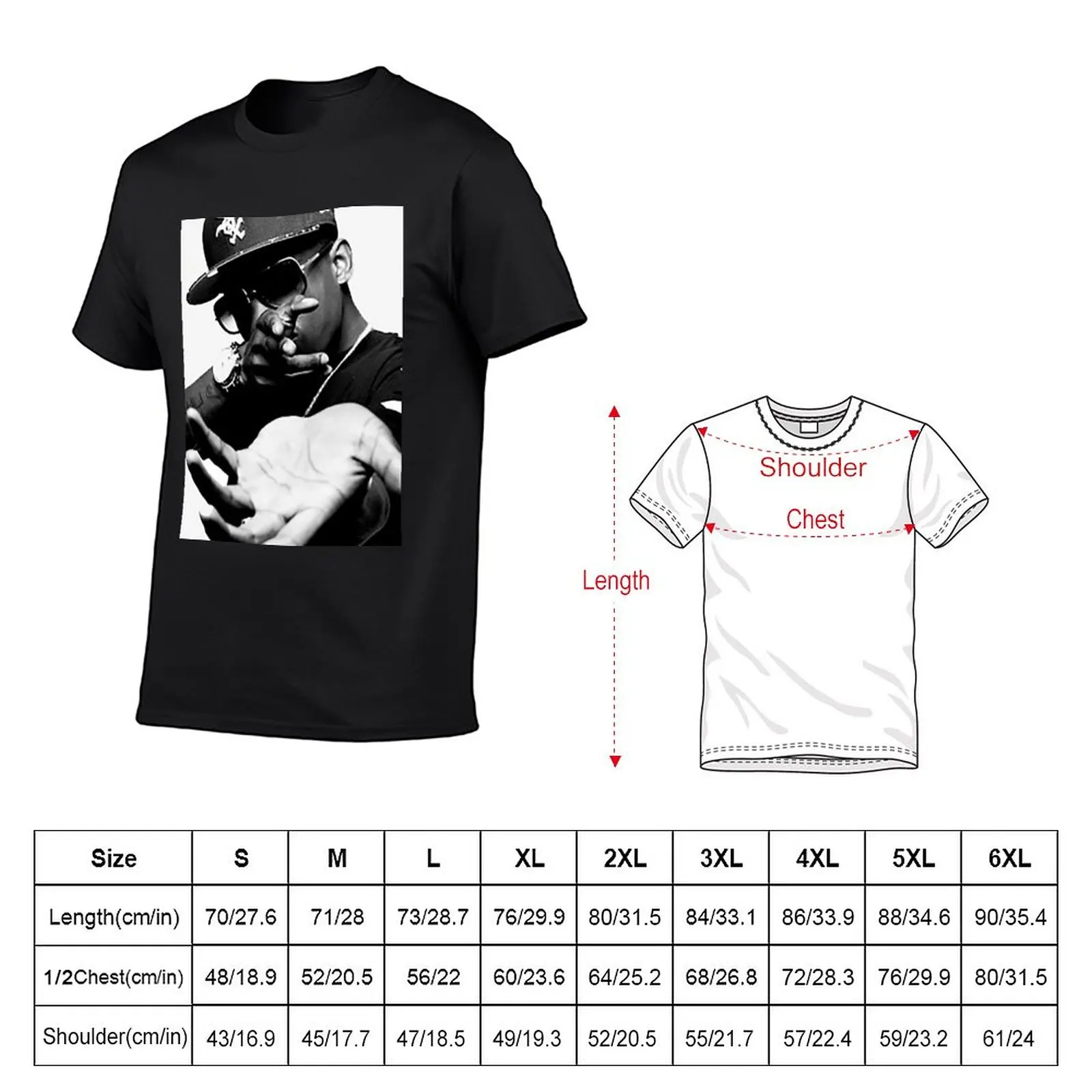 Bobby Shmurda T-Shirt Anime t-shirt oversized t shirt Men's t shirts