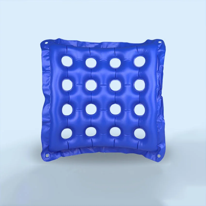 

Противодавление, подушка из ПВХ, квадратная подушка для инвалидной коляски, надувная подушка для выпуска под давлением, 16 отверстий