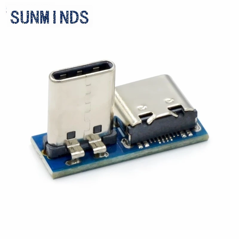 Mini type-c male to female test board 24P to 16P female USB3.1 conversion board module