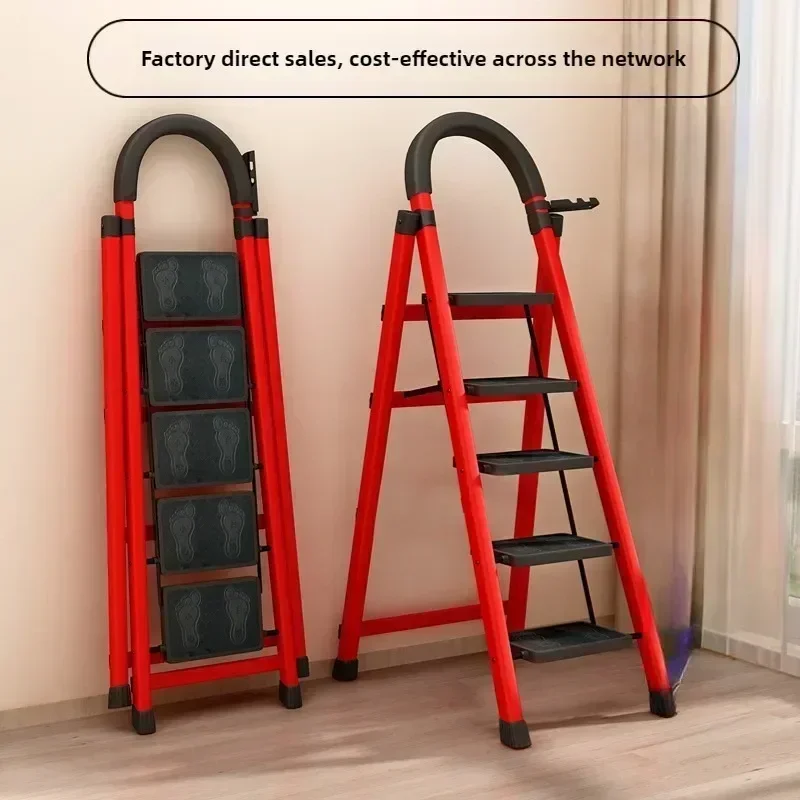 

Лестница, зигзагообразная лестница, складная лестница, три, четыре, пять шесть ступеней, техника из утолщенной углеродистой стали.