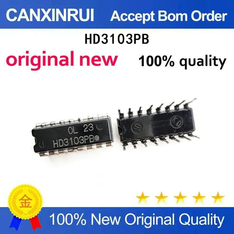 

(5-100 Pieces) Brand new original HD3103PB DIP16 power management chip IC in stock