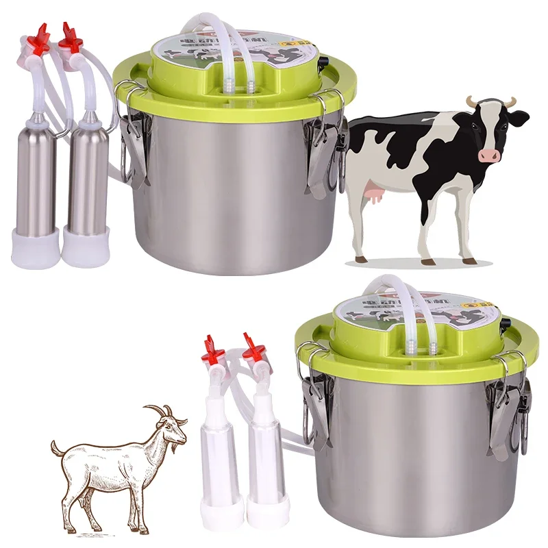 8L New Rechargeable Milking Machine For Cow And Sheep Portable One-piece Milking Machine For Cattle And Goat