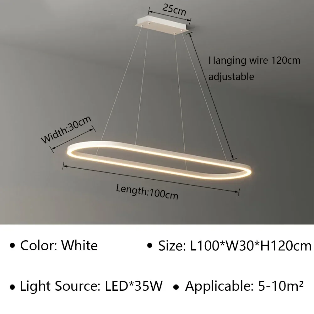 DINDALLED moderne LED-hanglamp voor woonkamer eetkamer slaapkamer restaurant ophanging kroonluchter binnenverlichtingsarmaturen