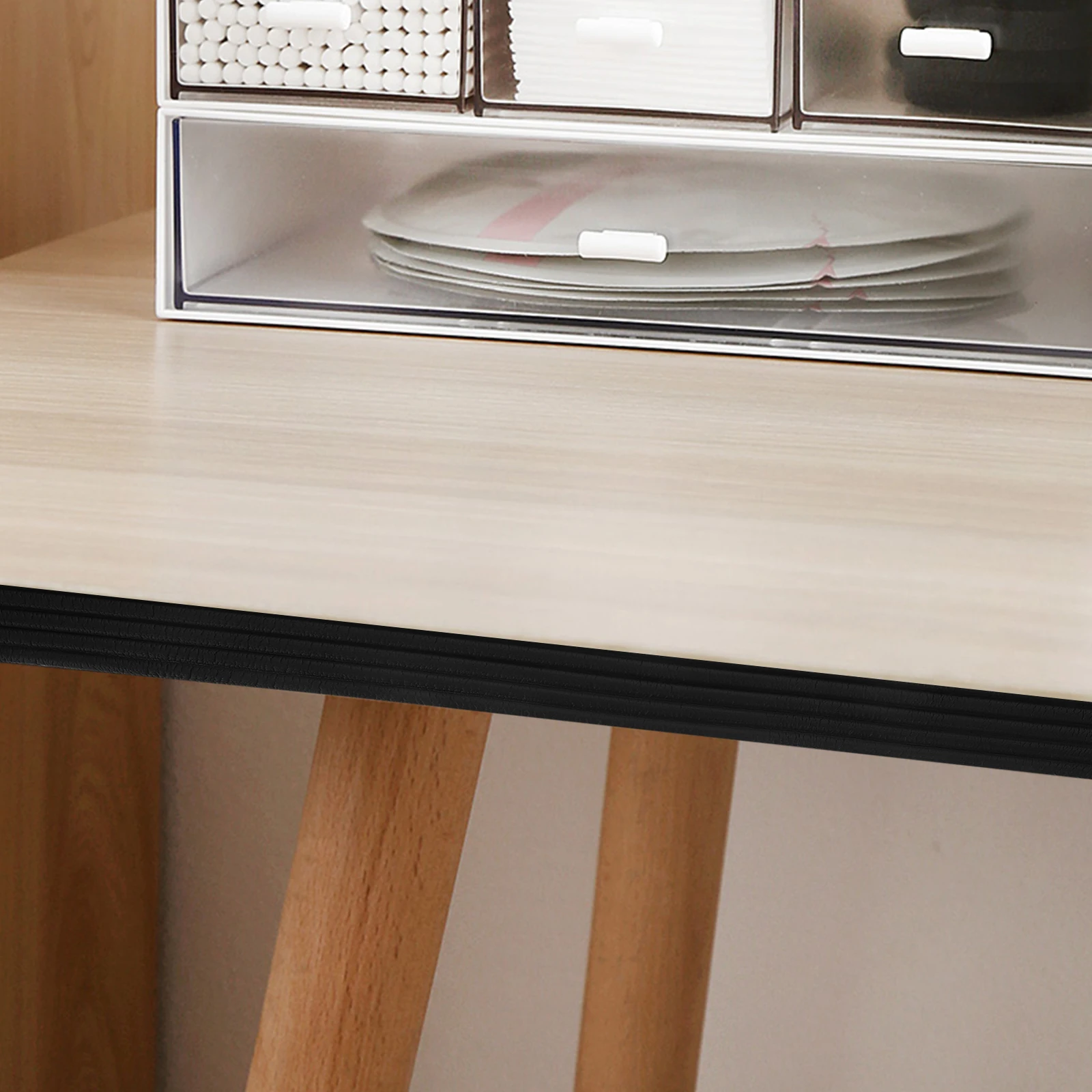 واقي حافة واسعة مصد أمان ذاتي اللصق لإطار سرير الطاولة حشوات للزوايا حشوة الحائط حافة الدرج حامي الحضانة