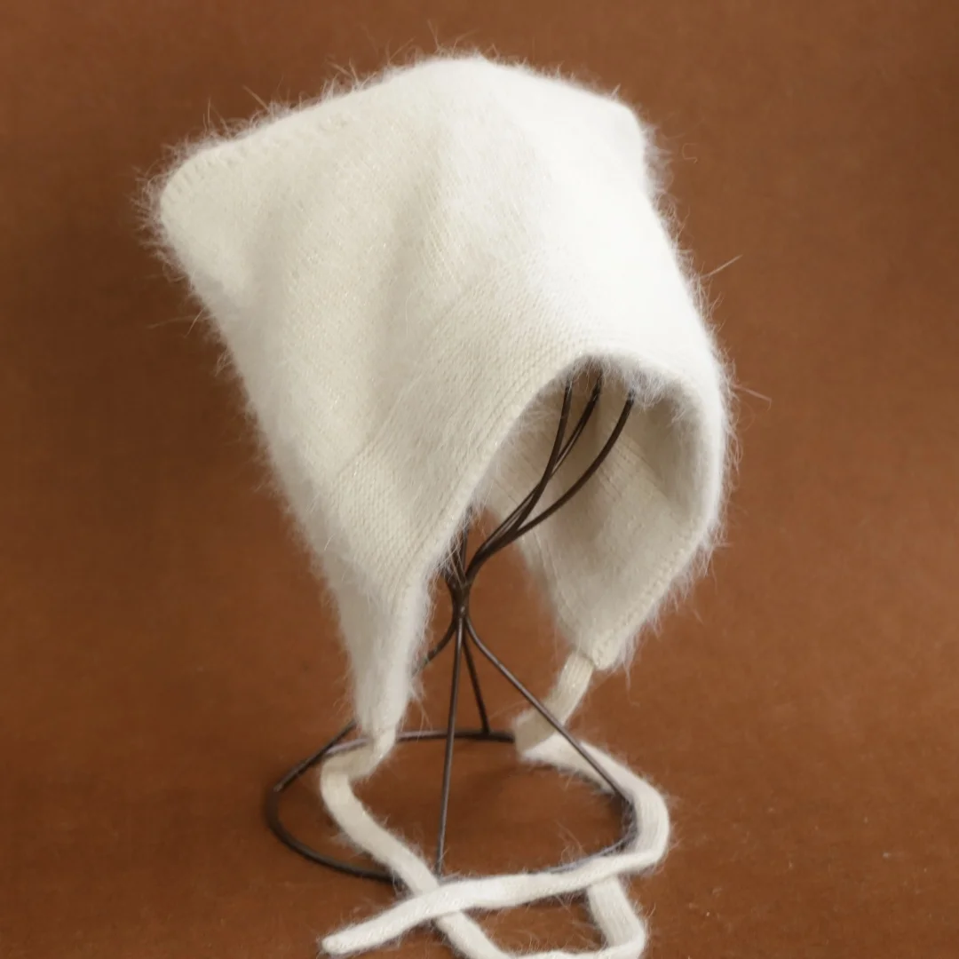 2026 new cute fashion Outdoor Deep Hat with Ears Soviet Hat for Women's Winter Hat Rattan Hat Fur Hat Cute Hat Fleece Knit Hat