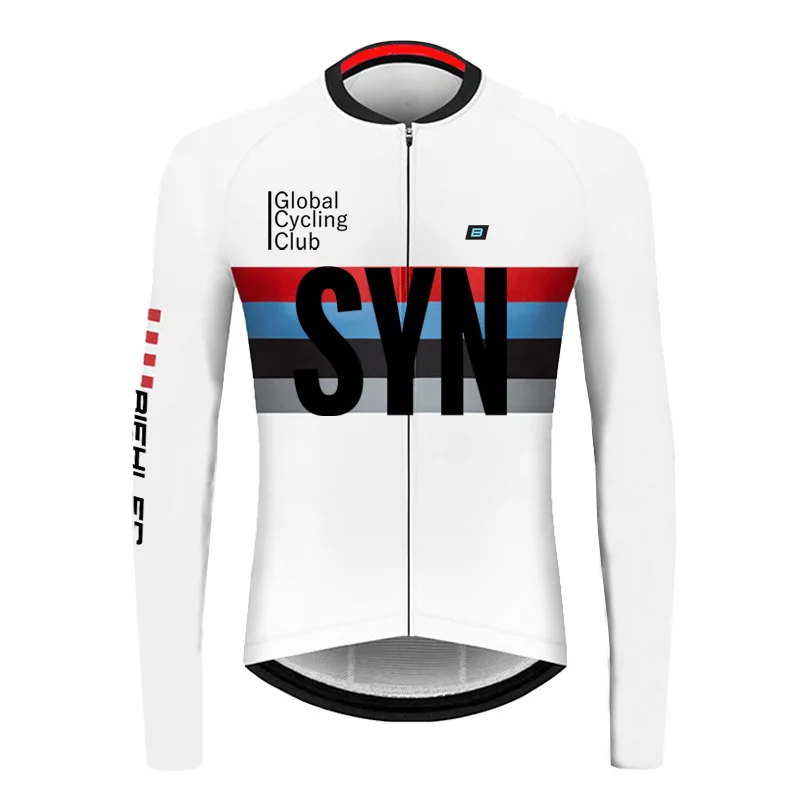 

2025 SYN весна/осень велосипедный трикотаж для велоспорта и гонок с длинным рукавом одежда для велосипедиста рубашка Майо мужские топы одежда для велосипеда