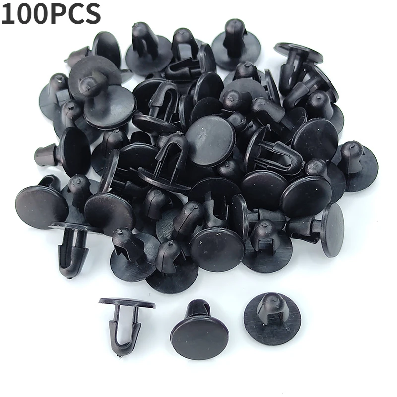 100Pcs Car Door Trim Panel Fastener Clip 5mm Hole Push Retainer For Toyota 90467-08004 90467-08011 Car Clip Interior Accessories