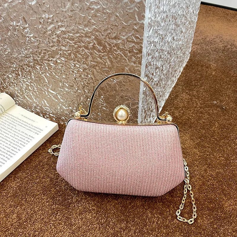 Fashion Women Evening Bag Brand Party Banquet Glitter Bag For Ladies Wedding Clutches Handbag Shoulder Bag Chain Bolsas Mujer