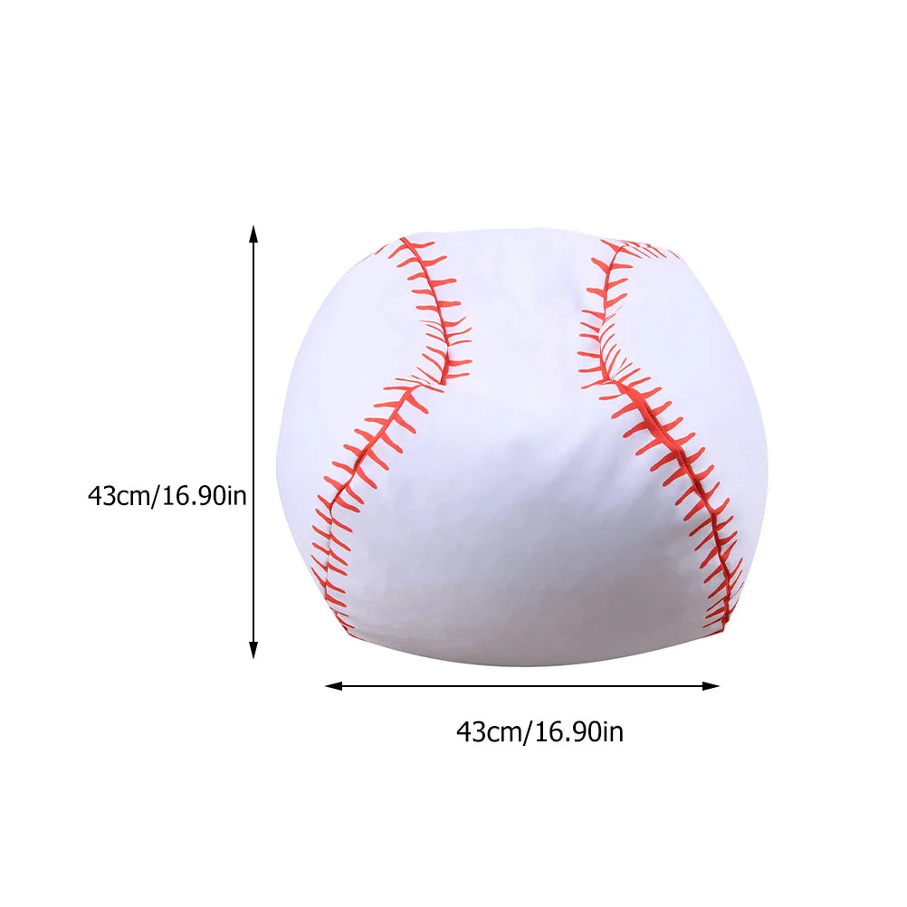 Chair Zipper Baseball Storage Bag Toddler Child Toy Soccer Bean Polyester Style Beanbag