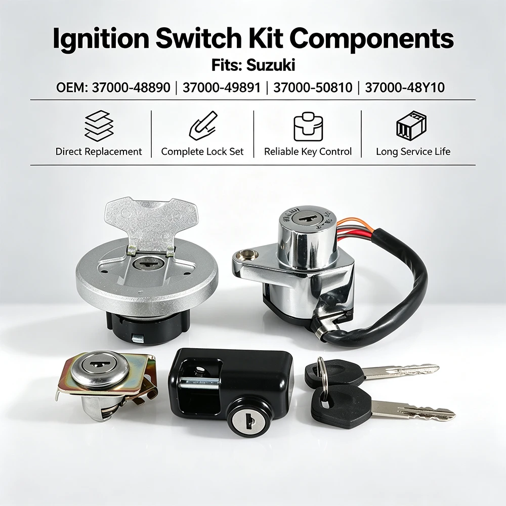 Ignition Key Switch Fuel Gas Cap Seat Lock For Suzuki VZR1800 VZR1800B VZR1800Z VZR1800BZ Boulevard M109R B.O.S.S 2016