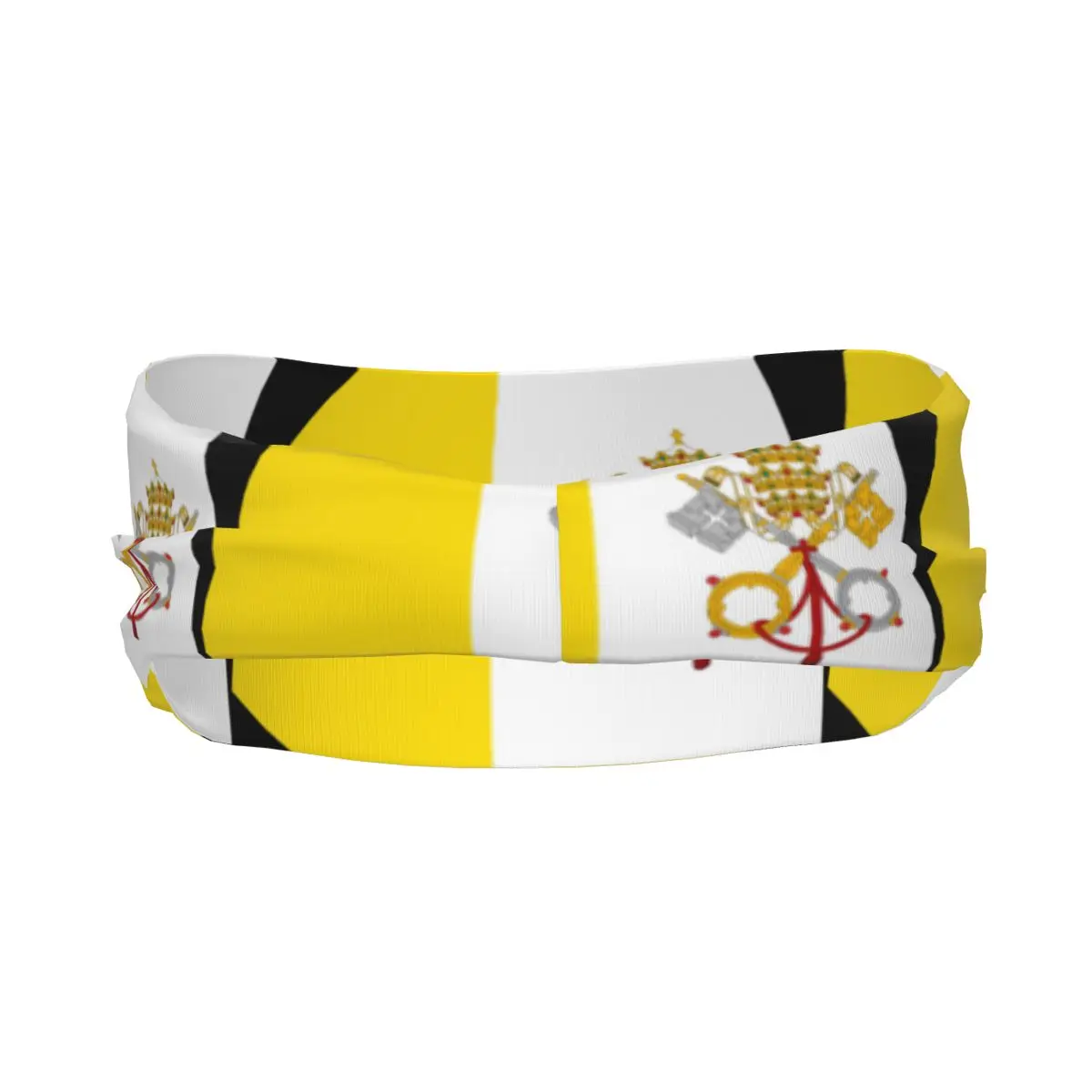 Flag Map Of The Vatican City Elastic Hair Band Yoga Headband Makeup Hair Hoop Headwrap