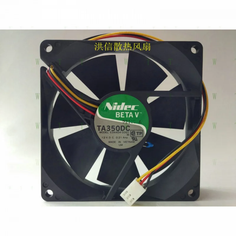 

H 1 шт. для Nidec FAN TA350DC E34404-33G1 DC12V 0,21A 9225 9 см 3 PIN