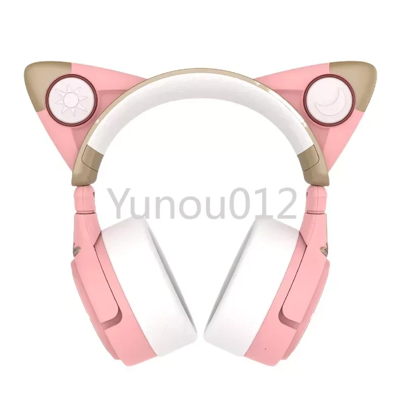 Cat Ears Headphone Head-Mounted Noise Reduction Bluetooth Wireless with Ear Microphone Cardcaptor Sakura