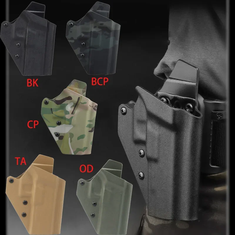 

Kydex Gun Holster for GLOCK 17/19/45 X400/X300/TLR P226 1911 Waist Belt Pistol Case Quick Release Kit Hunting Gear