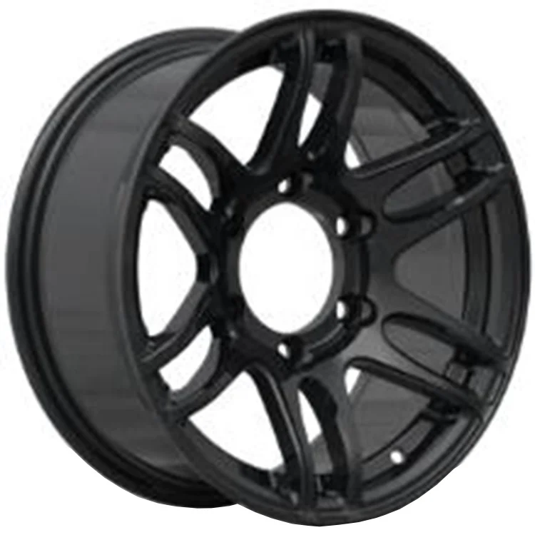 Different Size 15 inch black polished duo color car mags alloy wheel rim 6x139.7 Light Weight Alloy casting Aluminium Rims Wheel