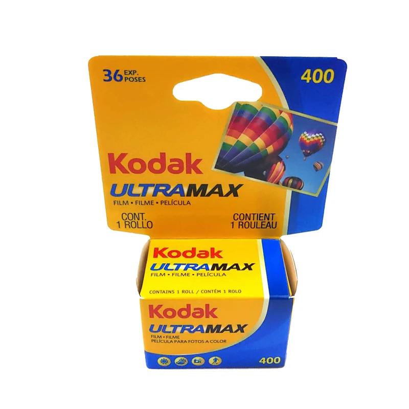 Kodak UltraMax 400 New Color Printing 135-36 35mm Film 36 Exposures 1/2/3/5/6 Roll Kodak Film Photo Paper for M35 / M38 Camera