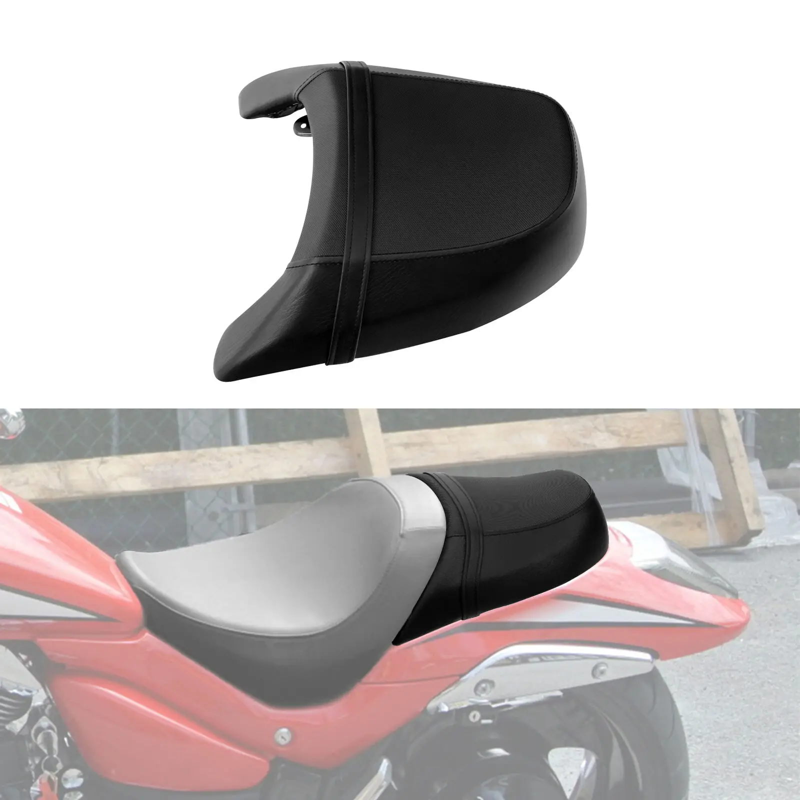 Motorcycle Black Rear Passenger Seat For Suzuki Boulevard M109R VZR1800 Intruder 2006-2024 2021 19 18 2017