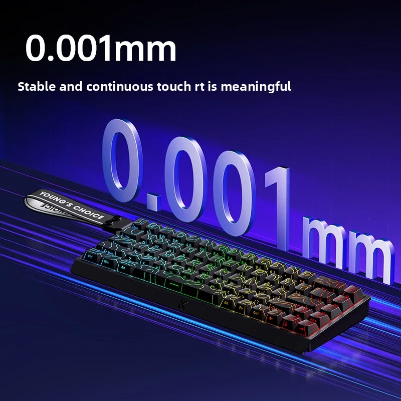 MCHOSE ACE60 Pro Magnetic Axis Mechanical Keyboard Esports Grade Chip Hall Sensor Customized Gaming Keyboard Laptop Accessories