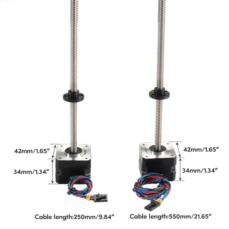 Imagem -06 - Motores Passo para Prsai3 Mk3s Mais Motor 42 Passos com Eixo para Impressora 3d Fácil Instalação