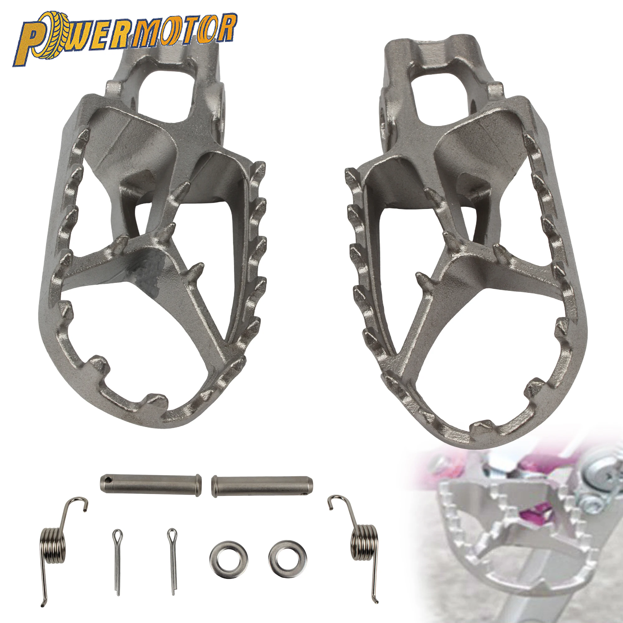 

For KTM SX SXF XC XCF XCW EXC EXC-F Motorcycle Footpegs Foot Pegs Rest Pedals For Husqvarna FE TC TE TX FX Motocross Modified