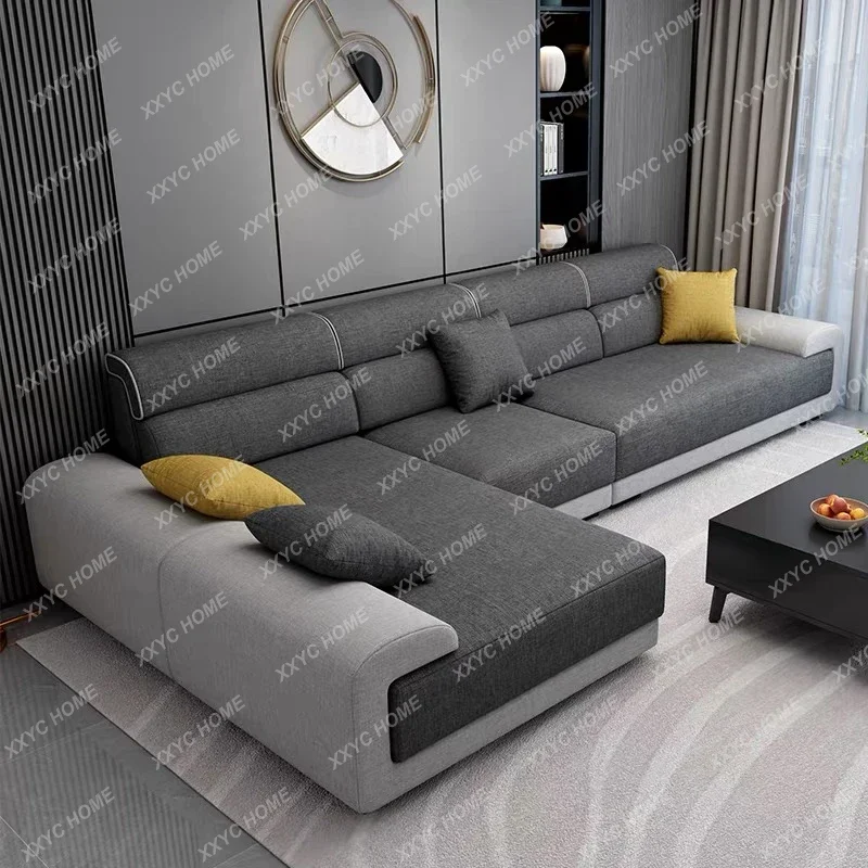 XX Oversized Sectional Living Room Sofas Dark Cute  Living Room Sofas Lazy ModernHome Furnitur