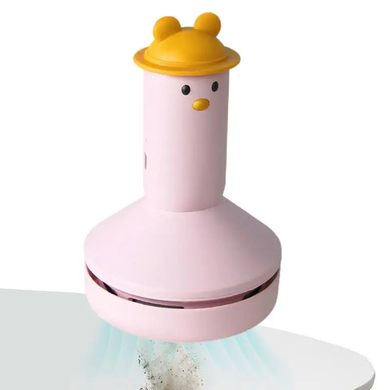Desktop Vacuum Cleaner Cartoon Mini Table Dust Sweeper Energy Saving Portable Desk Vacuum