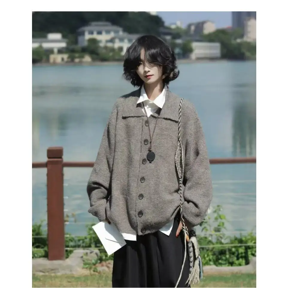 

FF BLUE Madrid бархатный свитер с воротником и узлом, комплект с юбкой, корейский комплект, осенне-зимний трикотаж маленького размера для мальчиков