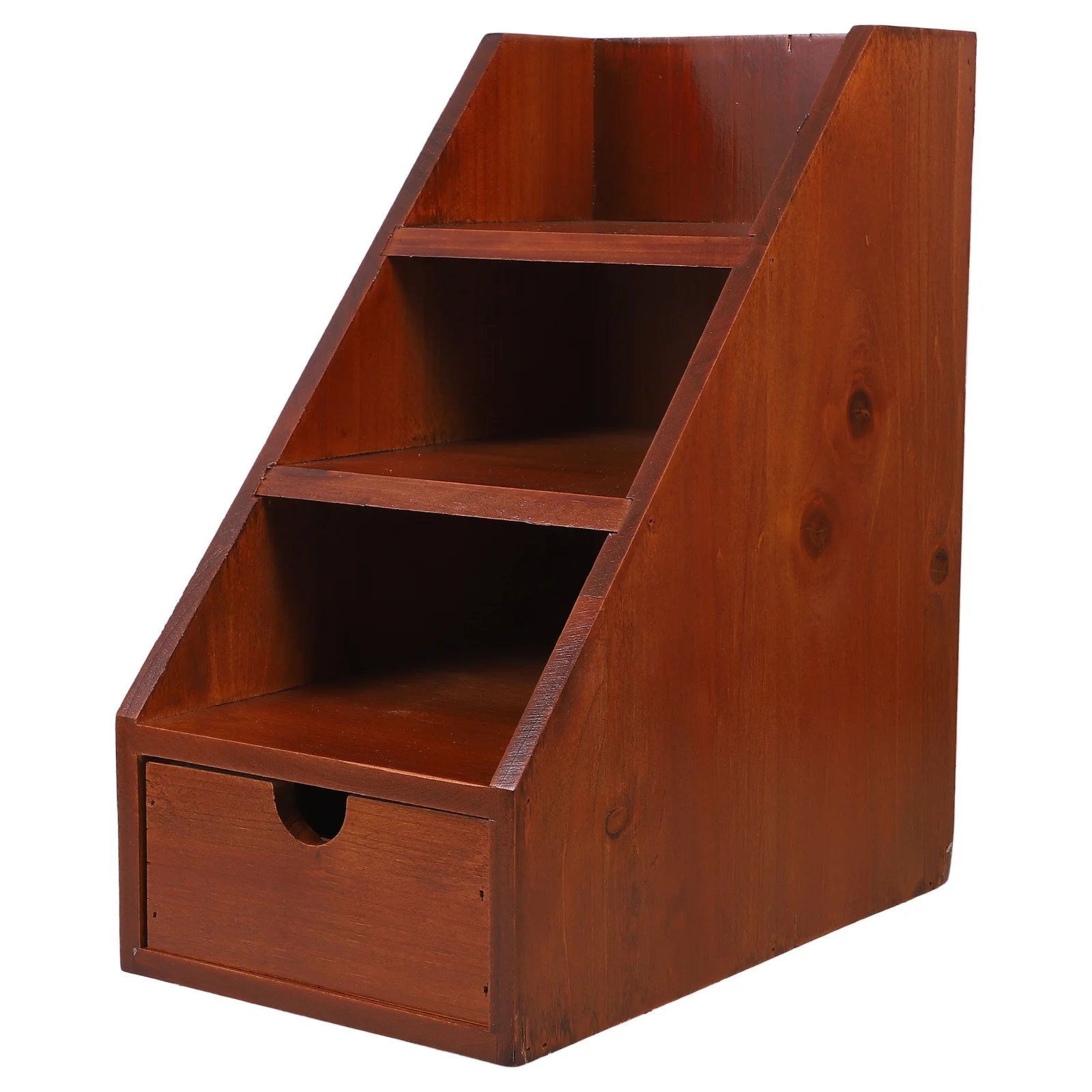 

1pc Multi-Layer Desktop 3-Tier Desk Storage Box For Office Supplies Pen Pencil Holder File Organizer Stand Table Organizer Home